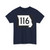 MO-116 (Missouri) (Road Sign) T-Shirt