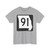 MO-91 (Missouri) (Road Sign) T-Shirt