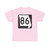 MO-86 (Missouri) (Road Sign) T-Shirt