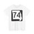 MO-74 (Missouri) (Road Sign) T-Shirt