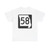 MO-58 (Missouri) (Road Sign) T-Shirt