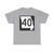 MO-40 (Missouri) (Road Sign) T-Shirt