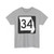 MO-34 (Missouri) (Road Sign) T-Shirt