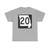 MO-20 (Missouri) (Road Sign) T-Shirt