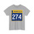 MN-274 (Minnesota) (Road Sign) T-Shirt