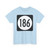 Iowa 186 (Iowa) (Road Sign) T-Shirt