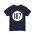 Iowa 187 (Iowa) (Road Sign) T-Shirt