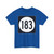 Iowa 183 (Iowa) (Road Sign) T-Shirt
