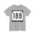 WIS 188 (Wisconsin) (Road Sign) T-Shirt