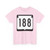 WIS 188 (Wisconsin) (Road Sign) T-Shirt