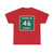 Franklin County 46 NY (New York) (Road Sign) T-Shirt