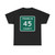 Franklin County 45 NY (New York) (Road Sign) T-Shirt