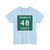 Franklin County 48 NY (New York) (Road Sign) T-Shirt