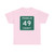 Franklin County 49 NY (New York) (Road Sign) T-Shirt