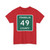 Franklin County 49 NY (New York) (Road Sign) T-Shirt
