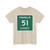 Franklin County 51 NY (New York) (Road Sign) T-Shirt