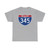 I-345 TX (Texas) (Road Sign) T-Shirt