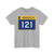 MN-121 wide (Minnesota) (Road Sign) T-Shirt
