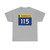 MN-115 wide (Minnesota) (Road Sign) T-Shirt