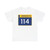MN-114 wide (Minnesota) (Road Sign) T-Shirt