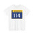 MN-114 wide (Minnesota) (Road Sign) T-Shirt