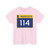 MN-114 wide (Minnesota) (Road Sign) T-Shirt