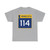 MN-114 (Minnesota) (Road Sign) T-Shirt