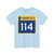 MN-114 (Minnesota) (Road Sign) T-Shirt