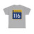 MN-116 (Minnesota) (Road Sign) T-Shirt