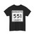 Michigan 551 Marquette County (Michigan) (Road Sign) T-Shirt