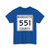 Michigan 551 Marquette County (Michigan) (Road Sign) T-Shirt