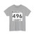 Michigan 496 Marquette County (Michigan) (Road Sign) T-Shirt