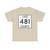 Michigan 481 Luce County (Michigan) (Road Sign) T-Shirt