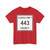 Michigan 443 Schoolcraft County (Michigan) (Road Sign) T-Shirt