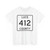 Michigan 412 Luce County (Michigan) (Road Sign) T-Shirt