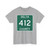 Michigan 412 Delta County (Michigan) (Road Sign) T-Shirt