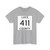 Michigan 411 Luce County (Michigan) (Road Sign) T-Shirt