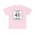 Michigan 411 Luce County (Michigan) (Road Sign) T-Shirt