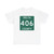 Michigan 406 Delta County (Michigan) (Road Sign) T-Shirt