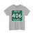 Michigan 406 Delta County (Michigan) (Road Sign) T-Shirt