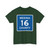 Medina County Route 16 OH (Ohio) (Road Sign) T-Shirt