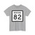 MT-82 (Montana) (Road Sign) T-Shirt