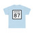 MT-87 (Montana) (Road Sign) T-Shirt