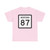 MT-87 (Montana) (Road Sign) T-Shirt