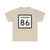 MT-86 (Montana) (Road Sign) T-Shirt