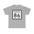 MT-86 (Montana) (Road Sign) T-Shirt