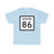 MT-86 (Montana) (Road Sign) T-Shirt