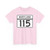 MD Route 115 (Maryland) (Road Sign) T-Shirt