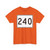MA Route 240 (Massachusetts) (Road Sign) T-Shirt