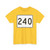 MA Route 240 (Massachusetts) (Road Sign) T-Shirt